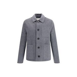 Ami Paris Men Gray Jackets